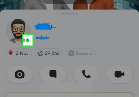 green dot in my friends avatar