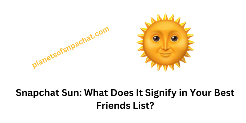 snapchat sun